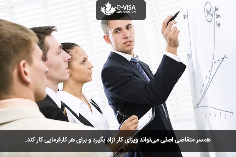 شرایط کار برای همسر در ویزای C11 کانادا