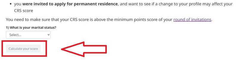 محاسبه آنلاین امتیاز اکسپرس‌انتری کانادا