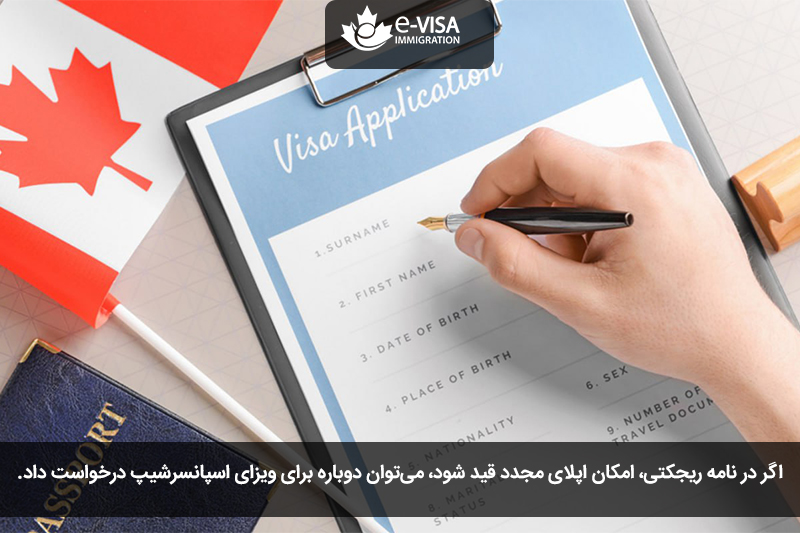 ریجکتی پرونده اسپانسرشیپ کانادا