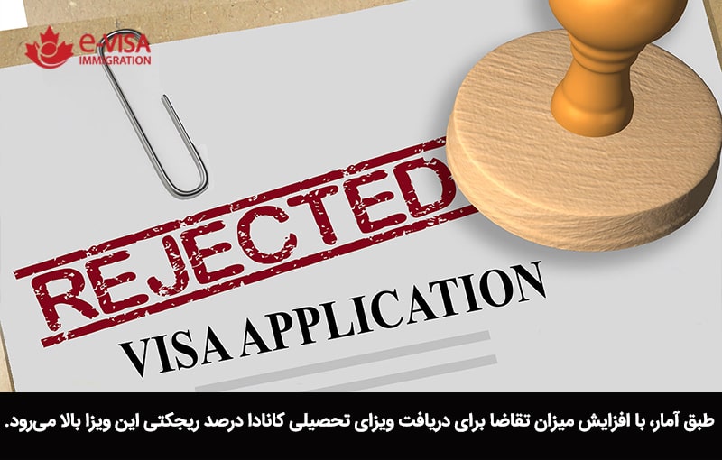 درصد ریجکتی ویزای تحصیلی کانادا