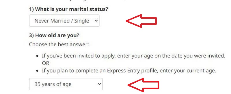 محاسبه آنلاین امتیاز اکسپرس‌انتری کانادا