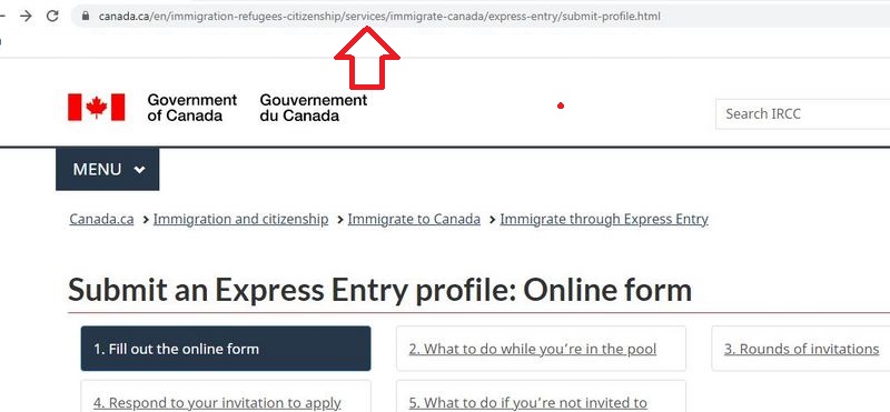 پروفایل در سیستم اکسپرس‌انتری کانادا